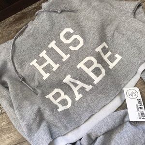 HUBS & HERS CROP HOODIE!